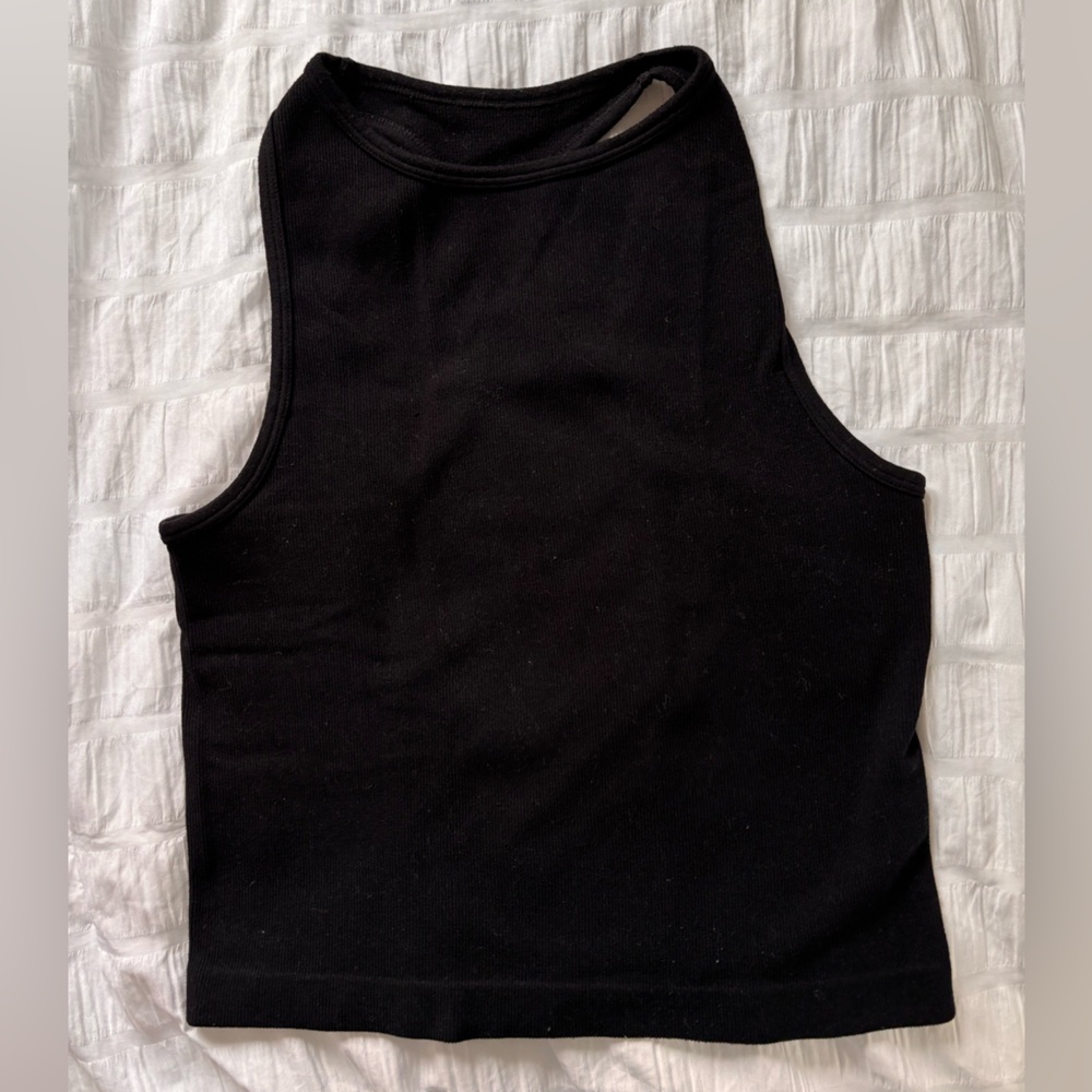 Black Sleeveless Women's Top